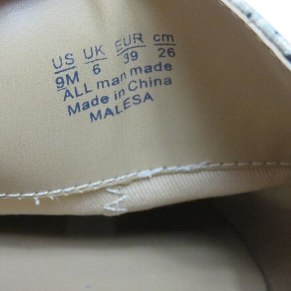 Franco Sarto 9 Malesa Faux Snakeskin Snake Python Slip On Loafer Slide Shoes NEW - Picture 5 of 6